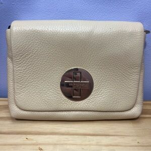 Kate Spade Beige Leather Mini Clutch